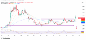 DOGE/USD 1-Day Price Chart