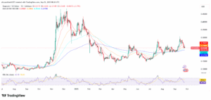 DOGE/USD 1-ay Price Chart
