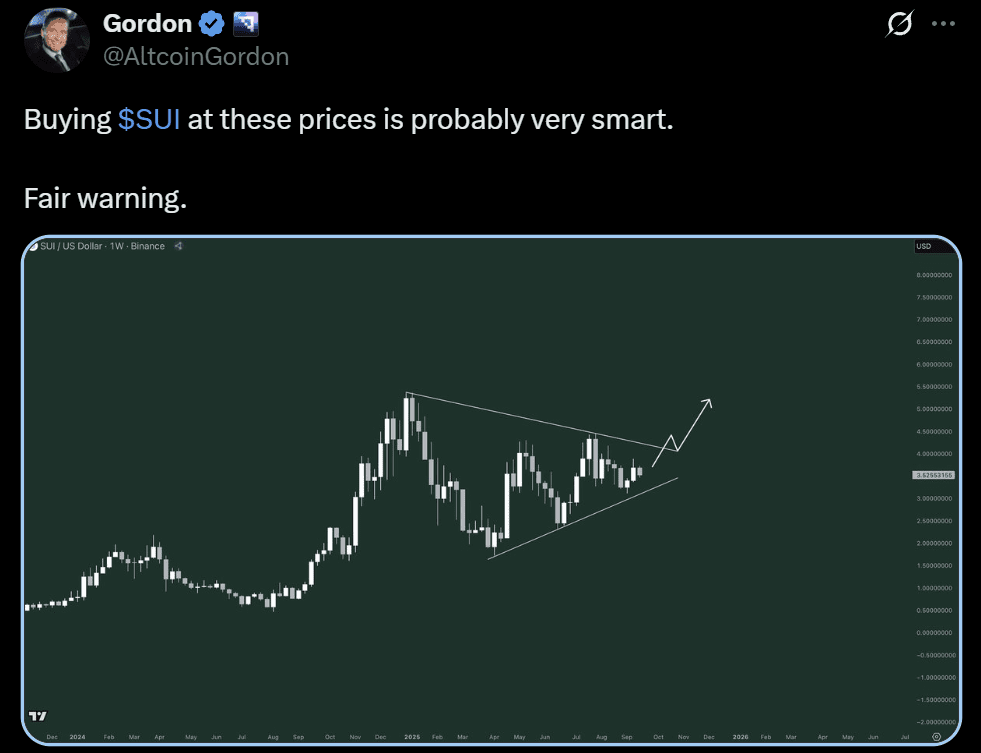 Sui Network Google SUI price analysis