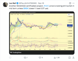 Analysts Highlight Critical Levels for XDC