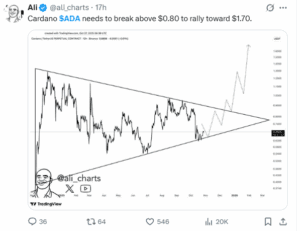 Analyst eyes $1 for cardano