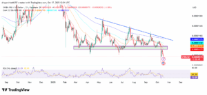 SHIB/USD 1-Day Price Chart
