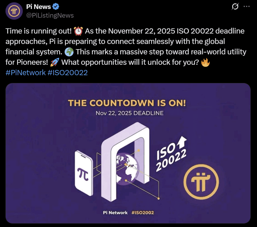 Pi Network ISO 20022 swift