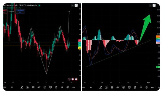 Zebec ZBCN Inverted Head Shoulder. Source: Noah James X